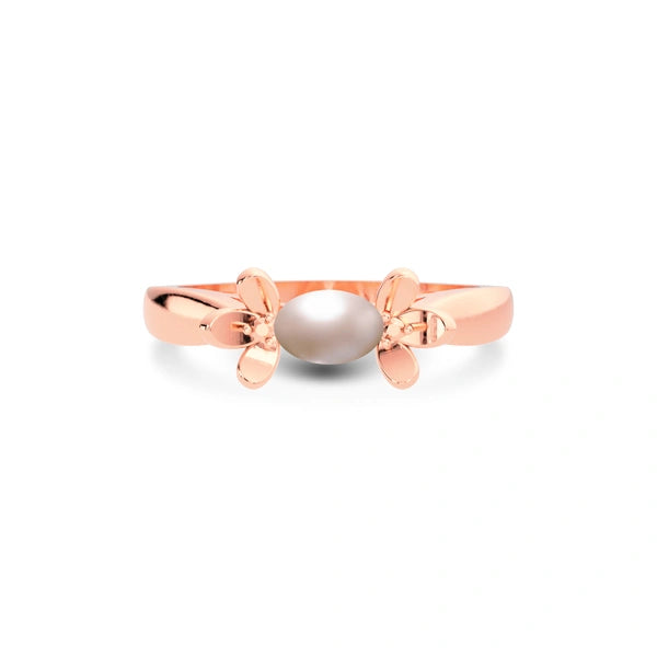 Pearl Rose Gold Ring R12