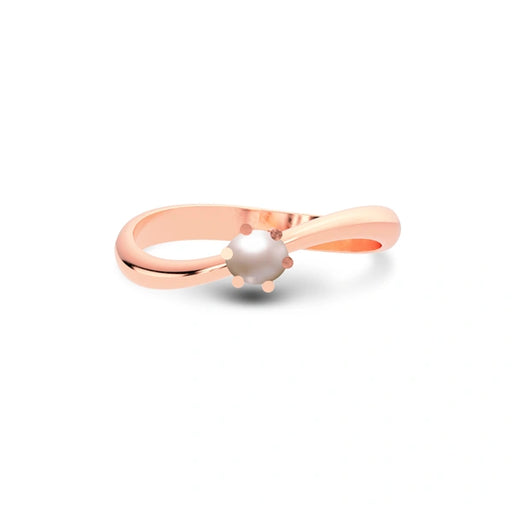 Pearl Rose Gold Ring R17