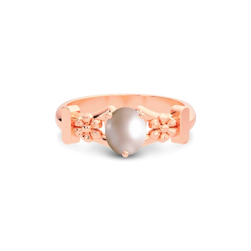 Pearl Rose Gold Ring R18