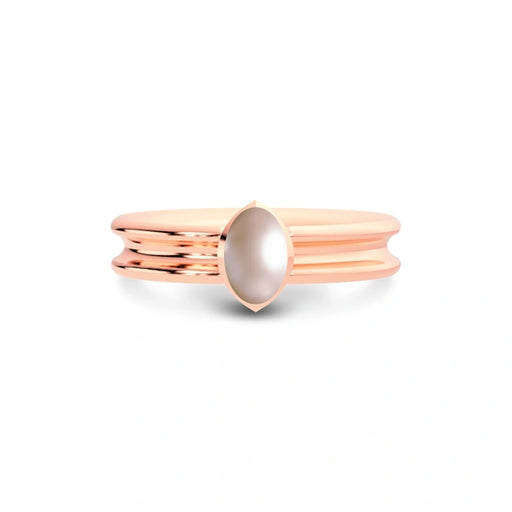 Pearl Rose Gold Ring R24
