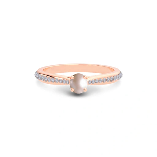 Pearl Rose Gold Ring R25