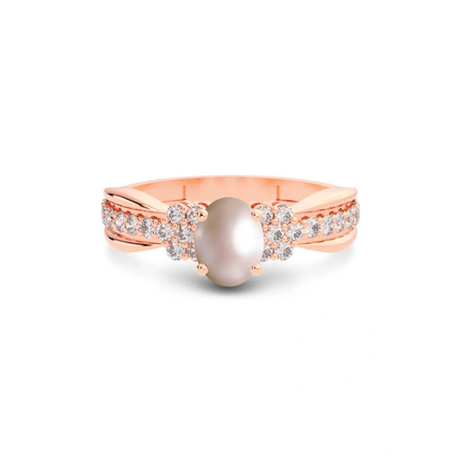 Pearl Rose Gold Ring R31