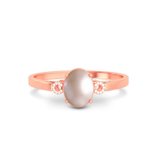 Pearl Rose Gold Ring R38