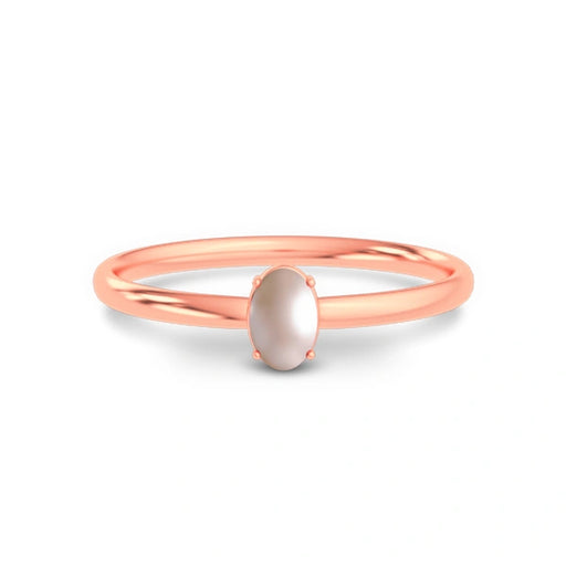 Pearl Rose Gold Ring R39
