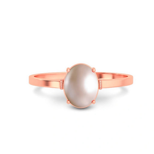 Pearl Rose Gold Ring R41