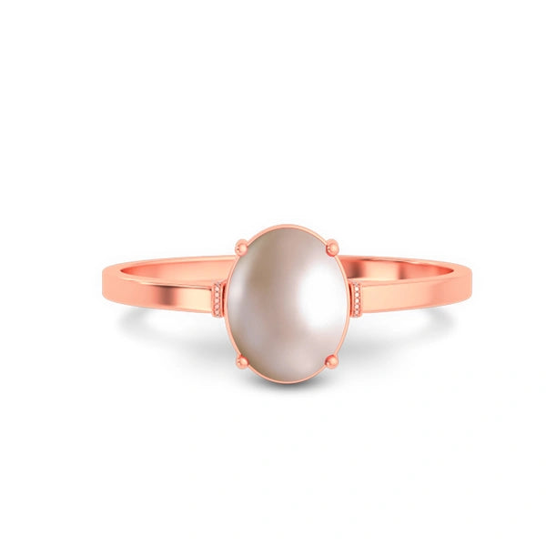 Pearl Rose Gold Ring R41