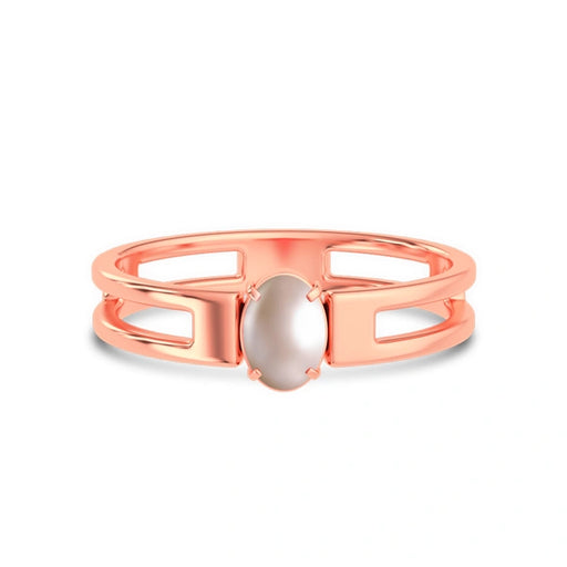 Pearl Rose Gold Ring R45