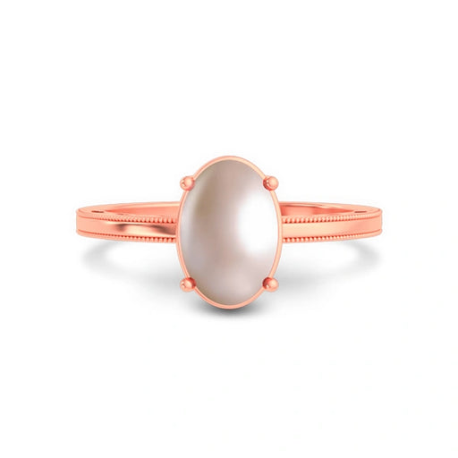 Pearl Rose Gold Ring R48