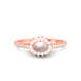 Pearl Rose Gold Ring R55
