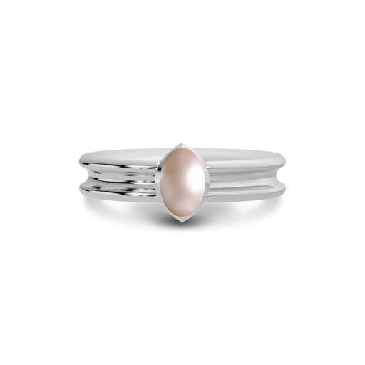 Pearl Sterling Silver Ring R24