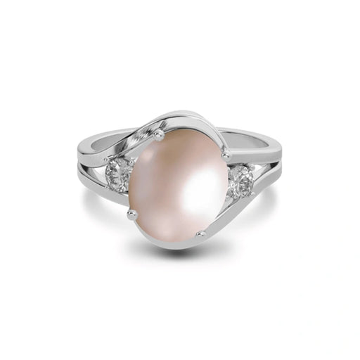 Pearl Sterling Silver Ring R26