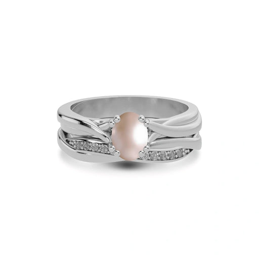 Pearl Sterling Silver Ring R27