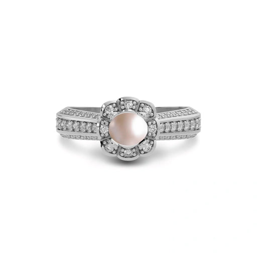 Pearl Sterling Silver Ring R30