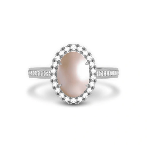 Pearl Sterling Silver Ring R40