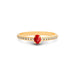 Red Coral Panchdhatu Ring R4