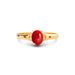 Red Coral Panchdhatu Ring R6