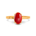 Red Coral Panchdhatu Ring R48