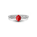 Red Coral Sterling Silver Ring R15