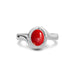 Red Coral Sterling Silver Ring R22