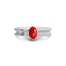 Red Coral Sterling Silver Ring R24