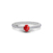 Red Coral Sterling Silver Ring R25