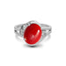 Red Coral Sterling Silver Ring R26