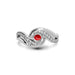 Red Coral Sterling Silver Ring R32
