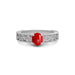 Red Coral Sterling Silver Ring R33