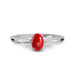 Red Coral Sterling Silver Ring R47