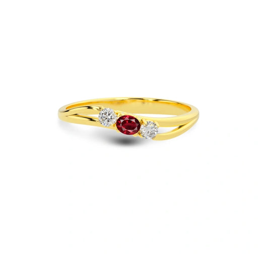 Ruby Gold Ring R1