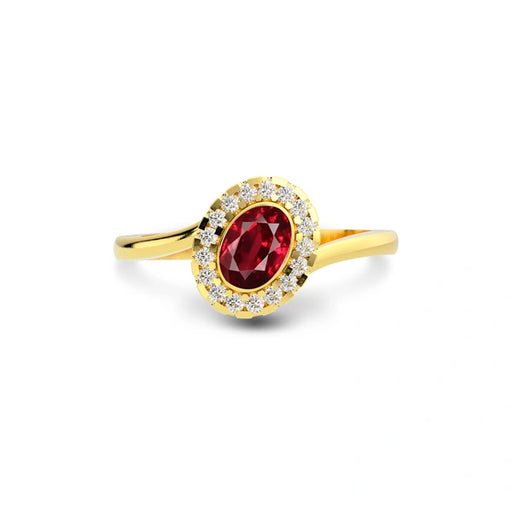 Ruby Gold Ring R5