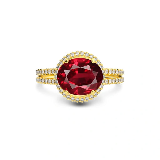 Ruby Gold Ring R11