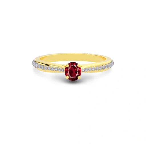 Ruby Gold Ring R25