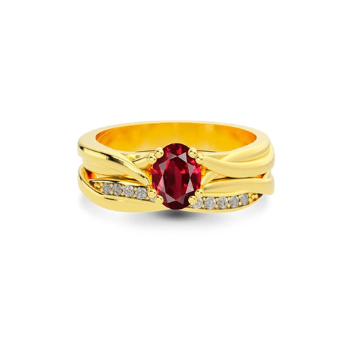 Ruby Gold Ring R27