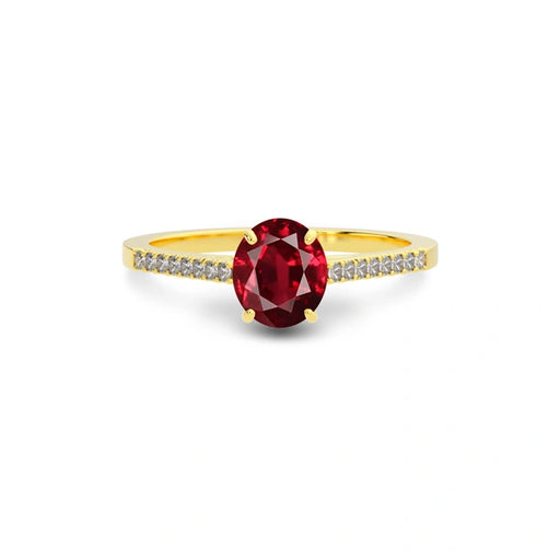 Ruby Gold Ring R28