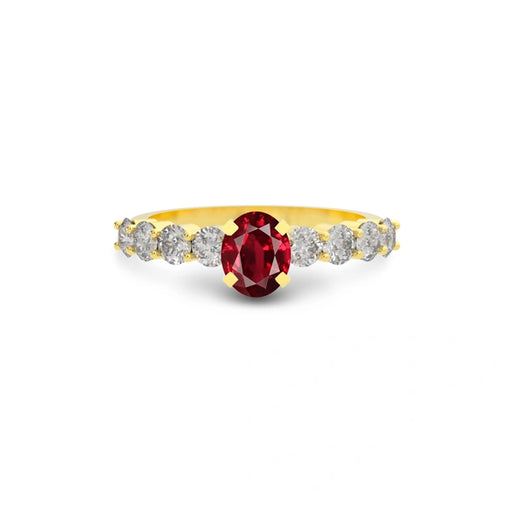 Ruby Gold Ring R29
