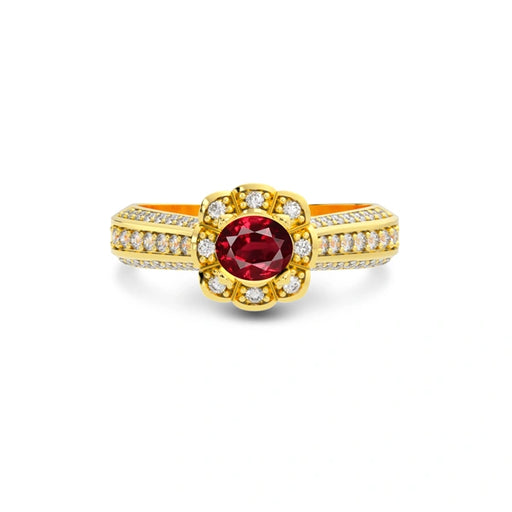 Ruby Gold Ring R30