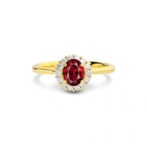 Ruby Gold Ring R35