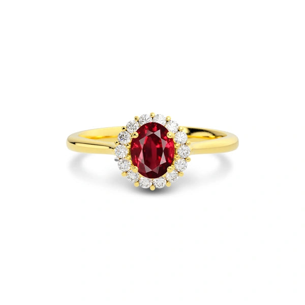 Ruby Gold Ring R35