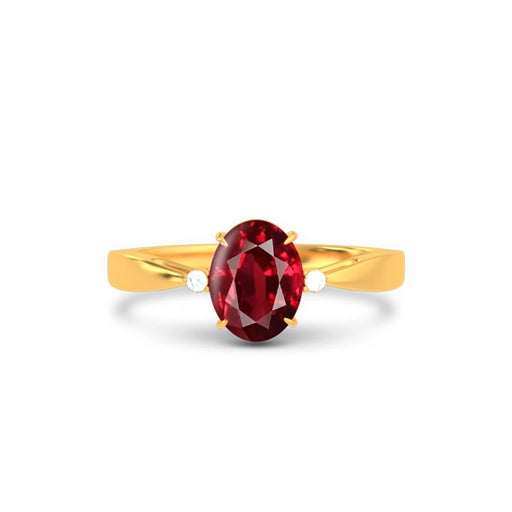 Ruby Gold Ring R42