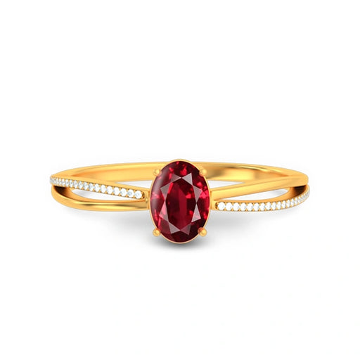 Ruby Gold Ring R47