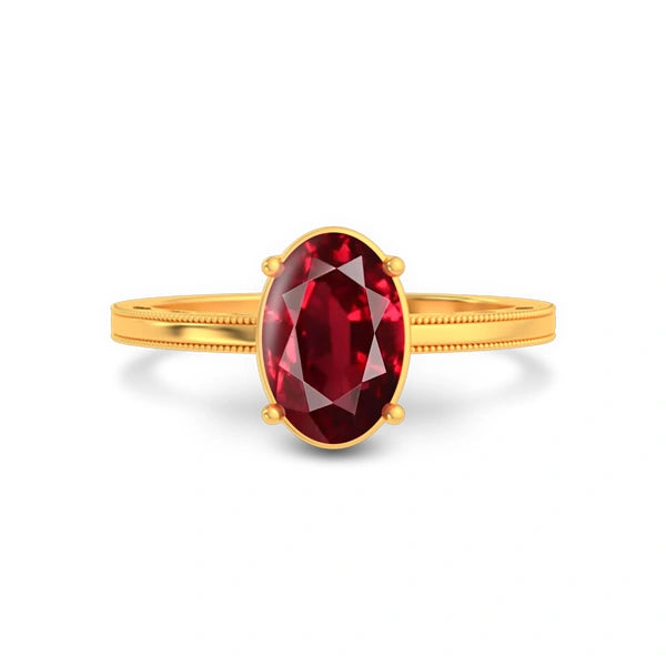 Ruby Gold Ring R48