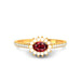 Ruby Gold Ring R55
