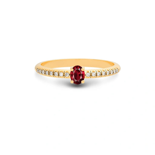 Ruby Panchdhatu Ring R4