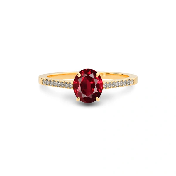 Ruby Panchdhatu Ring R28