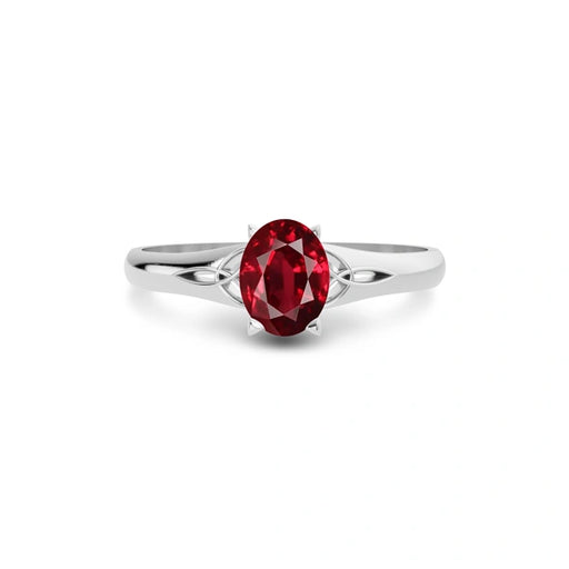 Ruby Platinum Ring R6