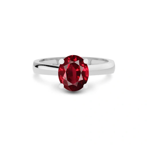 Ruby Platinum Ring R7