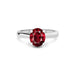 Ruby Platinum Ring R7