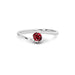 Ruby Platinum Ring R8