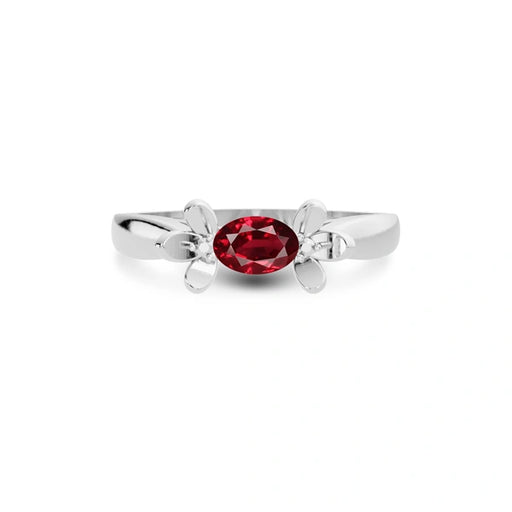 Ruby Platinum Ring R12